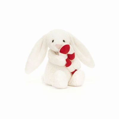 Jellycat Bashful with Candy Cane Konijnen | YP7869531